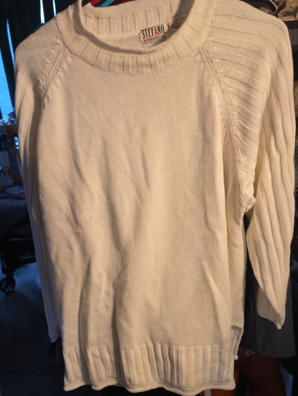 Stefano Cream Crewneck Sweater for Women